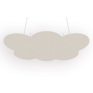 Bilnora extra dense, cloud-shaped acoustic ceiling panel 82×125×1.2 cm